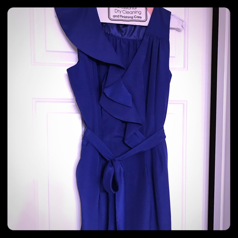 Royal blue dress